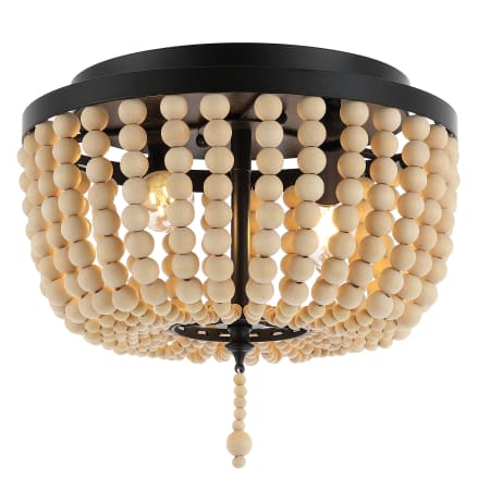 A large image of the JONATHAN Y Lighting JYL9074 Black/Cream