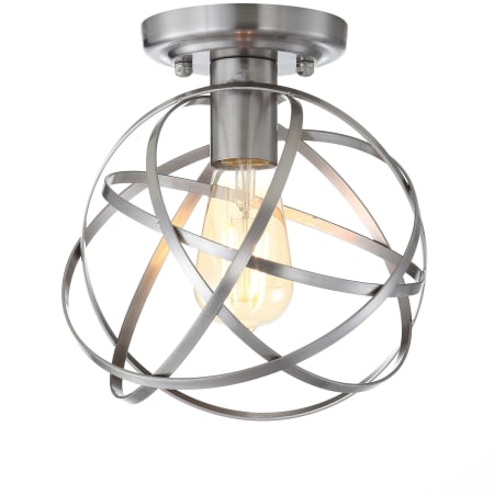 A large image of the JONATHAN Y Lighting JYL9515 Nickel