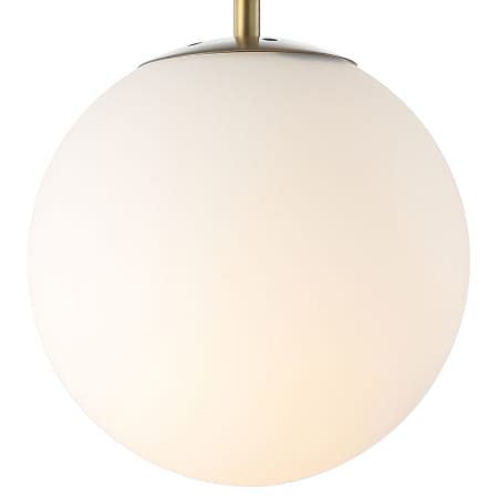 A large image of the JONATHAN Y Lighting JYL9528 Brass / White