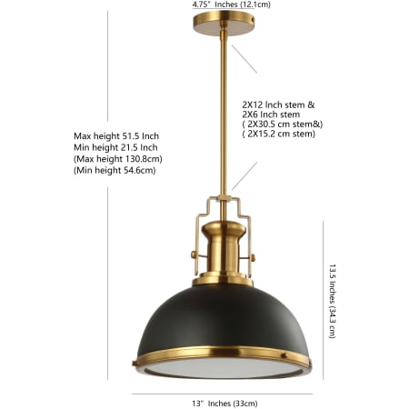 A large image of the JONATHAN Y Lighting JYL9536 Alternate Image