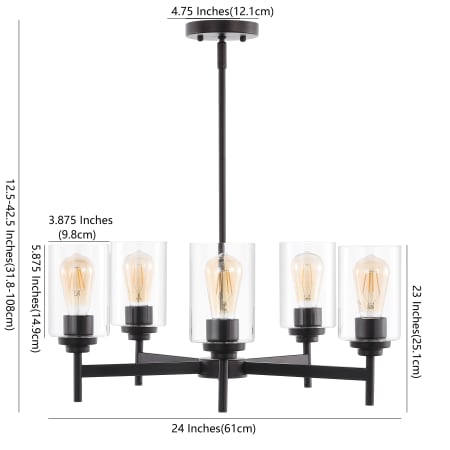 A large image of the JONATHAN Y Lighting JYL9546 Alternate Image