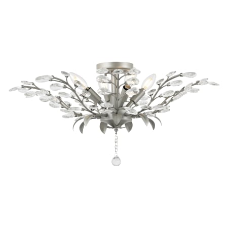 A large image of the JONATHAN Y Lighting JYL9550 Silver Gray / Clear
