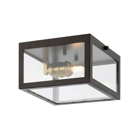A large image of the JONATHAN Y Lighting JYL9553 Oil Rubbed Bronze / Brass Gold