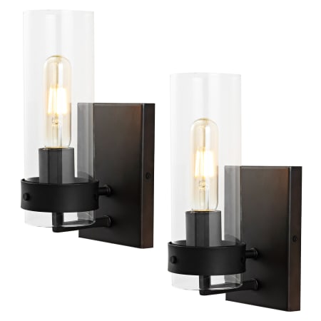 A large image of the JONATHAN Y Lighting JYL9909-SET2 Oil Rubbed Bronze