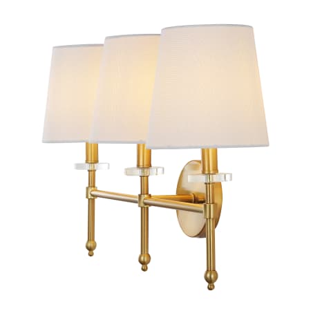 A large image of the JONATHAN Y Lighting JYL9921 Brass Gold