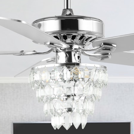 A large image of the JONATHAN Y Lighting Mindy 52 LED Alternate Image