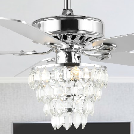 A large image of the JONATHAN Y Lighting Mindy 52 LED Alternate Image