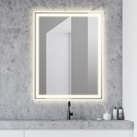 A large image of the JONATHAN Y Lighting MIR100A-2836 White