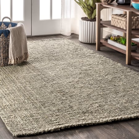 A large image of the JONATHAN Y Lighting NRF102-4 Jute Gray