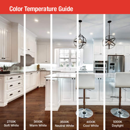 A large image of the Juno Lighting WF6C REG TUWH M6 Color Temperature Guide