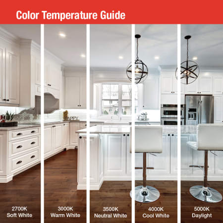 A large image of the Juno Lighting 4BEMW SWW5 90CRI M6 Color Temperature Guide