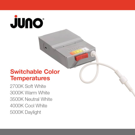 A large image of the Juno Lighting WF8 SWW5 90CRI M6 Infographic