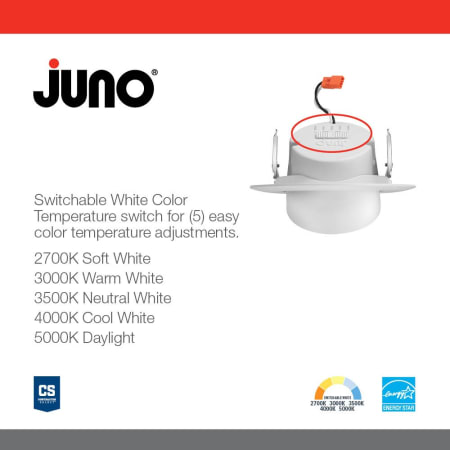 A large image of the Juno Lighting RB4A SWW5 M6 Alternate Image
