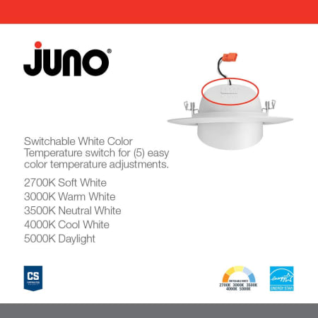 A large image of the Juno Lighting RB56A SWW5 M6 Alternate Image