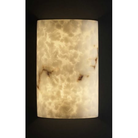 A large image of the Justice Design Group FAL-1265W Faux Alabaster