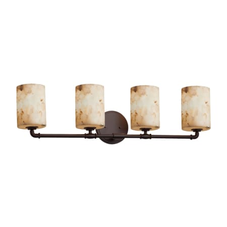 A large image of the Justice Design Group ALR-8464-10-LED4-2800 Dark Bronze