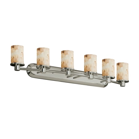 A large image of the Justice Design Group ALR-8516-10 Brushed Nickel