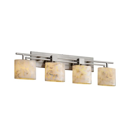 A large image of the Justice Design Group ALR-8704-30 Brushed Nickel