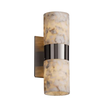 A large image of the Justice Design Group ALR-8762-10 Brushed Nickel