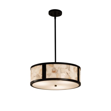 A large image of the Justice Design Group ALR-9541-LED3-3000 Matte Black