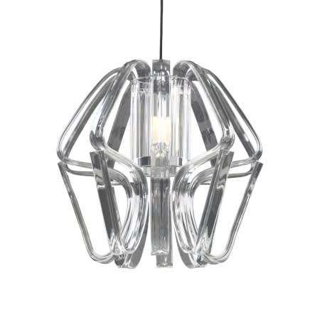A large image of the Justice Design Group BOH-6001-CLER Polished Chrome