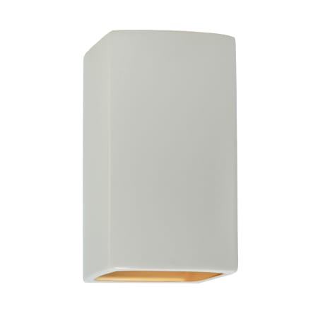 A large image of the Justice Design Group CER-0910 Matte White / Champagne Gold