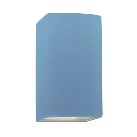 A large image of the Justice Design Group CER-0910W-LED1-1000 Sky Blue