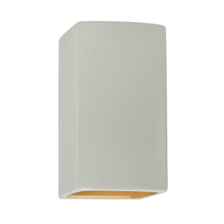 A large image of the Justice Design Group CER-0915W Matte White / Champagne Gold