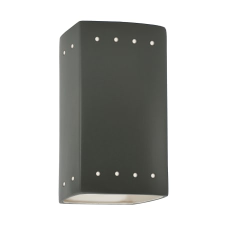A large image of the Justice Design Group CER-0925W Pewter Green