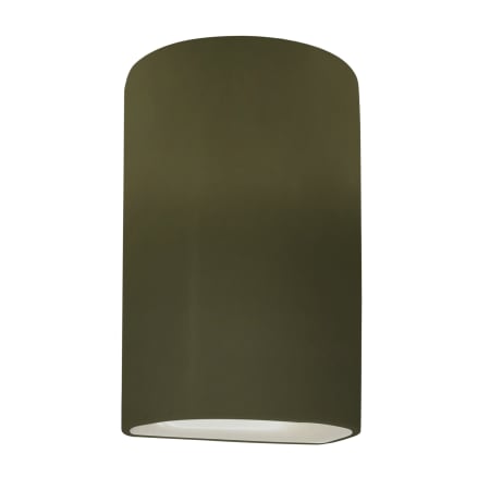 A large image of the Justice Design Group CER-0940W Matte Green