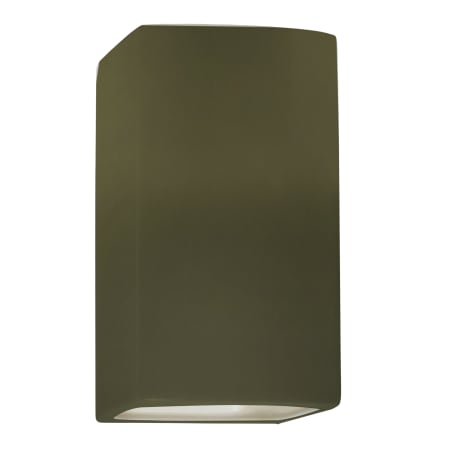 A large image of the Justice Design Group CER-0950 Matte Green