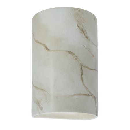 A large image of the Justice Design Group CER-1260 Carrara Marble