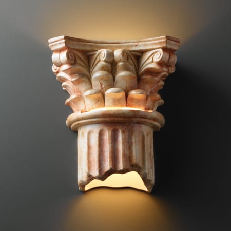 A large image of the Justice Design Group CER-4705W-STOA-LED-1000 Agate Marble