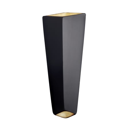 A large image of the Justice Design Group CER-5825 Carbon Matte Black / Champagne Gold