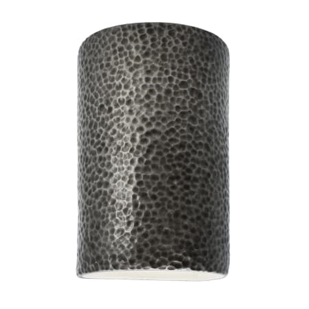 A large image of the Justice Design Group CER-5940W Hammered Pewter