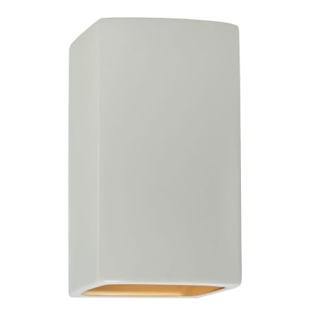 A large image of the Justice Design Group CER-5955W Matte White / Champagne Gold