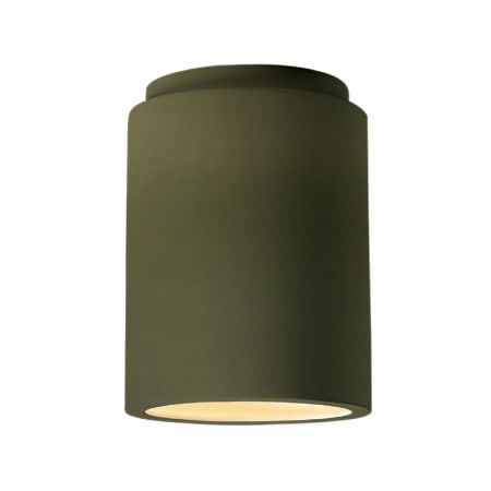 A large image of the Justice Design Group CER-6100 Matte Green