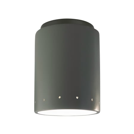 A large image of the Justice Design Group CER-6105W-LED1-1000 Pewter Green