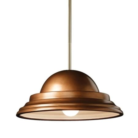 A large image of the Justice Design Group CER-6250-RIGID Antique Copper / Antique Brass