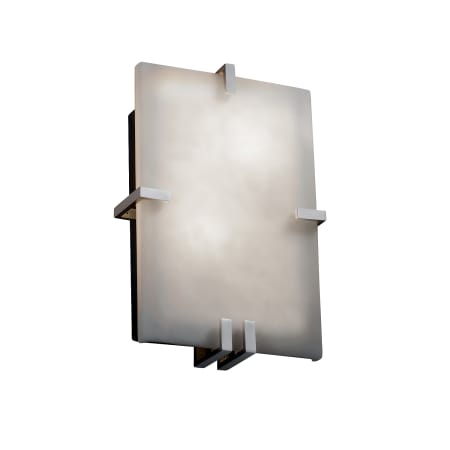 A large image of the Justice Design Group CLD-5551-LED-2000 Brushed Nickel