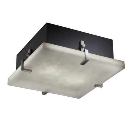 A large image of the Justice Design Group CLD-5557-LED-3000 Brushed Nickel