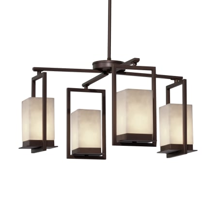 A large image of the Justice Design Group CLD-7510W Dark Bronze