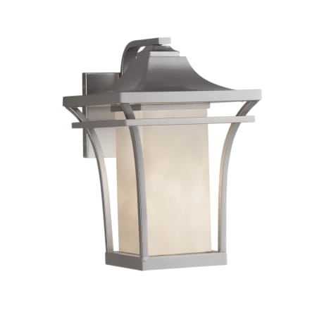 A large image of the Justice Design Group CLD-7524W Brushed Nickel