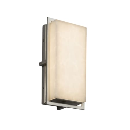 A large image of the Justice Design Group CLD-7562W Brushed Nickel