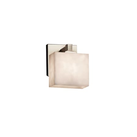 A large image of the Justice Design Group CLD-8437-55-LED1-700 Brushed Nickel