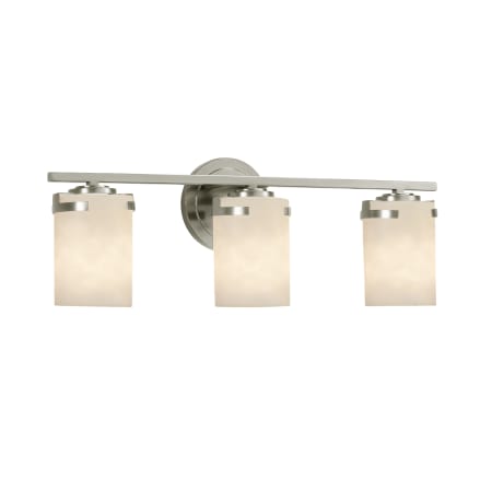 A large image of the Justice Design Group CLD-8453-10 Brushed Nickel