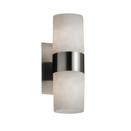 A large image of the Justice Design Group CLD-8762-10-LED2-1400 Brushed Nickel
