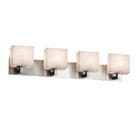 A large image of the Justice Design Group CLD-8924-55-LED4-2800 Brushed Nickel