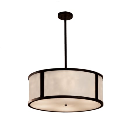A large image of the Justice Design Group CLD-9542-LED5-5000 Dark Bronze