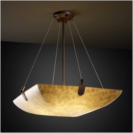 A large image of the Justice Design Group CLD-9621-25-LED3-3000 Dark Bronze